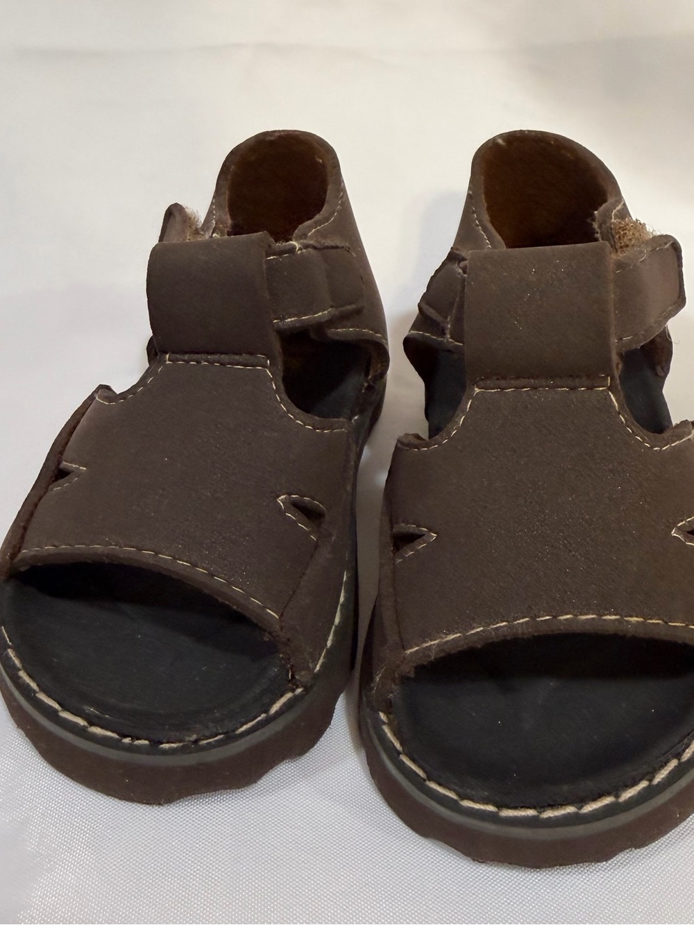 Brown Kids Walker Sandals size 4